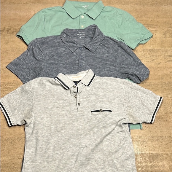 J. Crew Other - J. Crew Men's Polo Shirts - Green, Blue, Gray